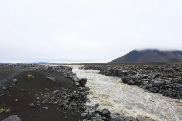 Paisaje del centro de Islandia a lo largo del camino a Askja —  Fotos de Stock