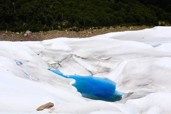 Perito Moreno gleccser jég formációk részlet nézet — Stock Fotó