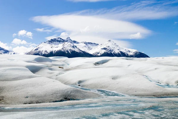 Περπάτημα στον παγετώνα Perito Moreno Παταγονία, Αργεντινή — Φωτογραφία Αρχείου