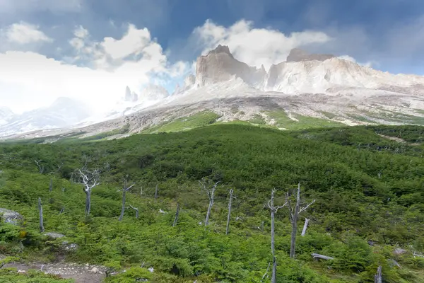 Frans Valley landschap, Torres del Paine, Chili — Stockfoto