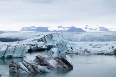 Buzdağları su, Jokulsarlon buzul Gölü, İzlanda