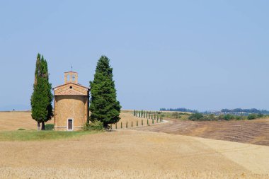 Madonna di Vitaleta Kilisesi, Toskana hills