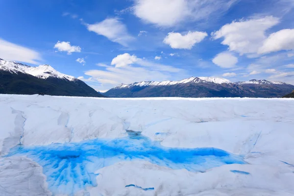 Perito Moreno gletsjer ijs formaties detail weergeven — Stockfoto