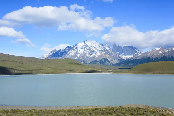 Torres del Paine εθνικό πάρκο τοπίο, Χιλή — Φωτογραφία Αρχείου