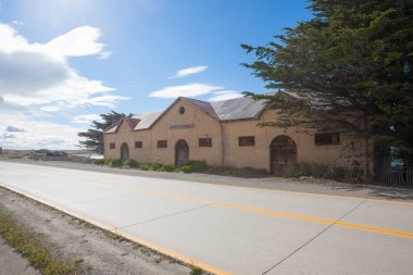 San Gregorio townscape, Punta Delgada, Şili Simgesel Yapı