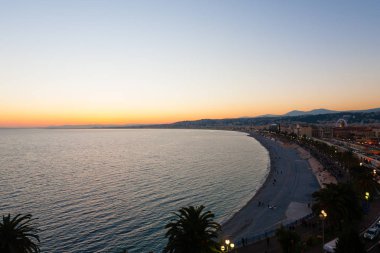 Güzel plaj gün görünümü, Fransa