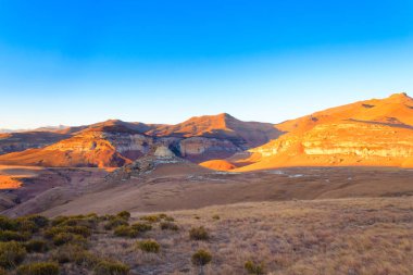 Golden Gate Highlands Milli Parkı panorama, Güney Afrika