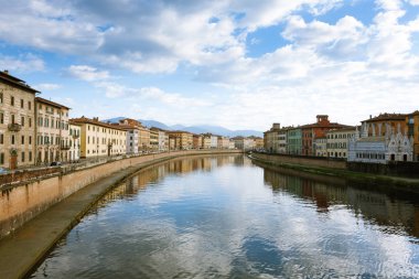 Pisa gün görünümü, Toskana, İtalya