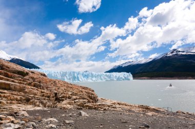 Perito Moreno buzul görünümü, Patagonya manzarası, Arjantin