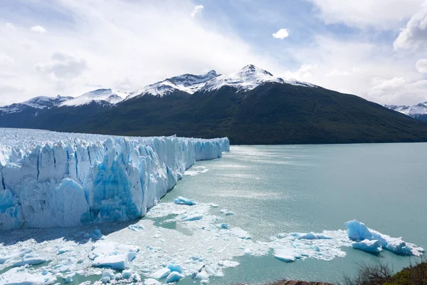 Perito Moreno gletsjer weergave, landschap in Patagonië, Argentinië — Stockfoto