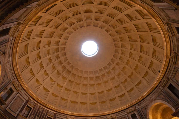 Pantheon Ceiling View, Rome, Italië — Stockfoto