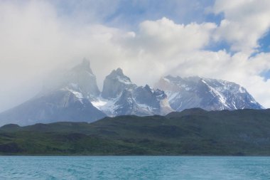 Cuernos del Paine Manzarası, Torres del Paine, Şili
