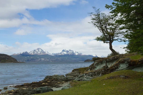 Vistas a la isla Hoste, Parque Nacional Tierra Del Fuego, Argentina — Foto de Stock