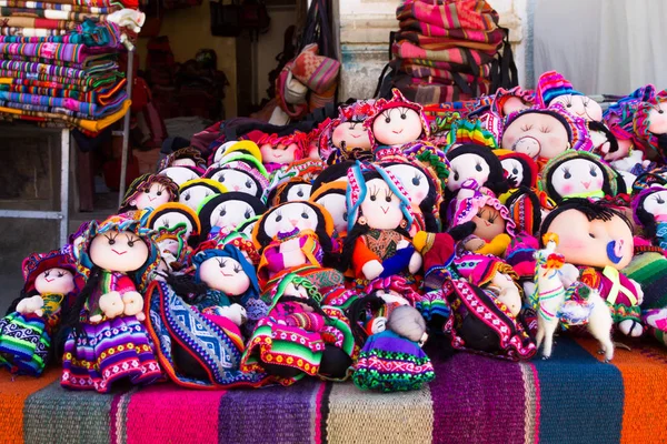 Mercado tradicional de Tarabuco, Bolivia . — Foto de Stock