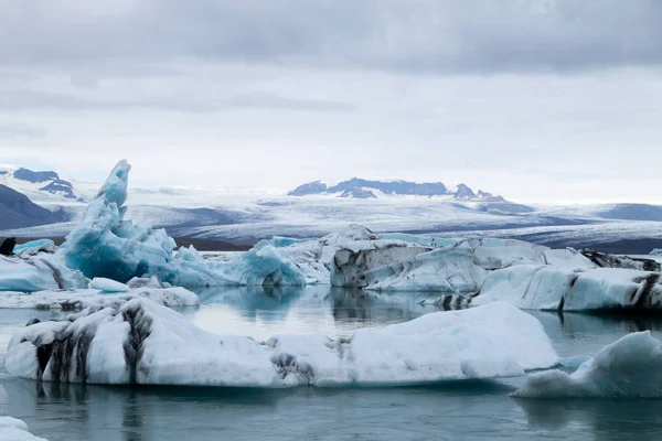 Buzdağları su, Jokulsarlon buzul Gölü, İzlanda Telifsiz Stok Fotoğraflar