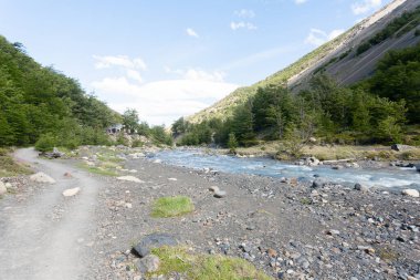 Ascencio Valley yürüyüş parkuru, Torres del Paine, Şili