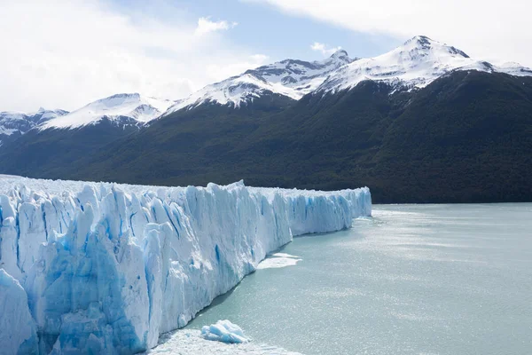 Perito Moreno Vista Ghiacciaio Patagonia Paesaggio Argentina Punto Riferimento Della — Foto Stock