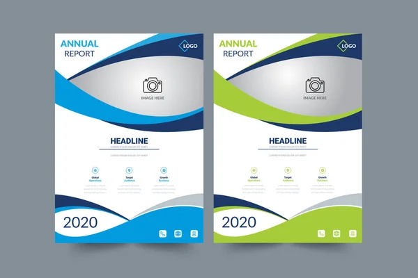 yıllık rapor tasarım şablonu