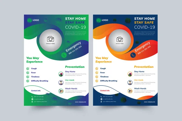 COVID-19 Flyer tasarımı