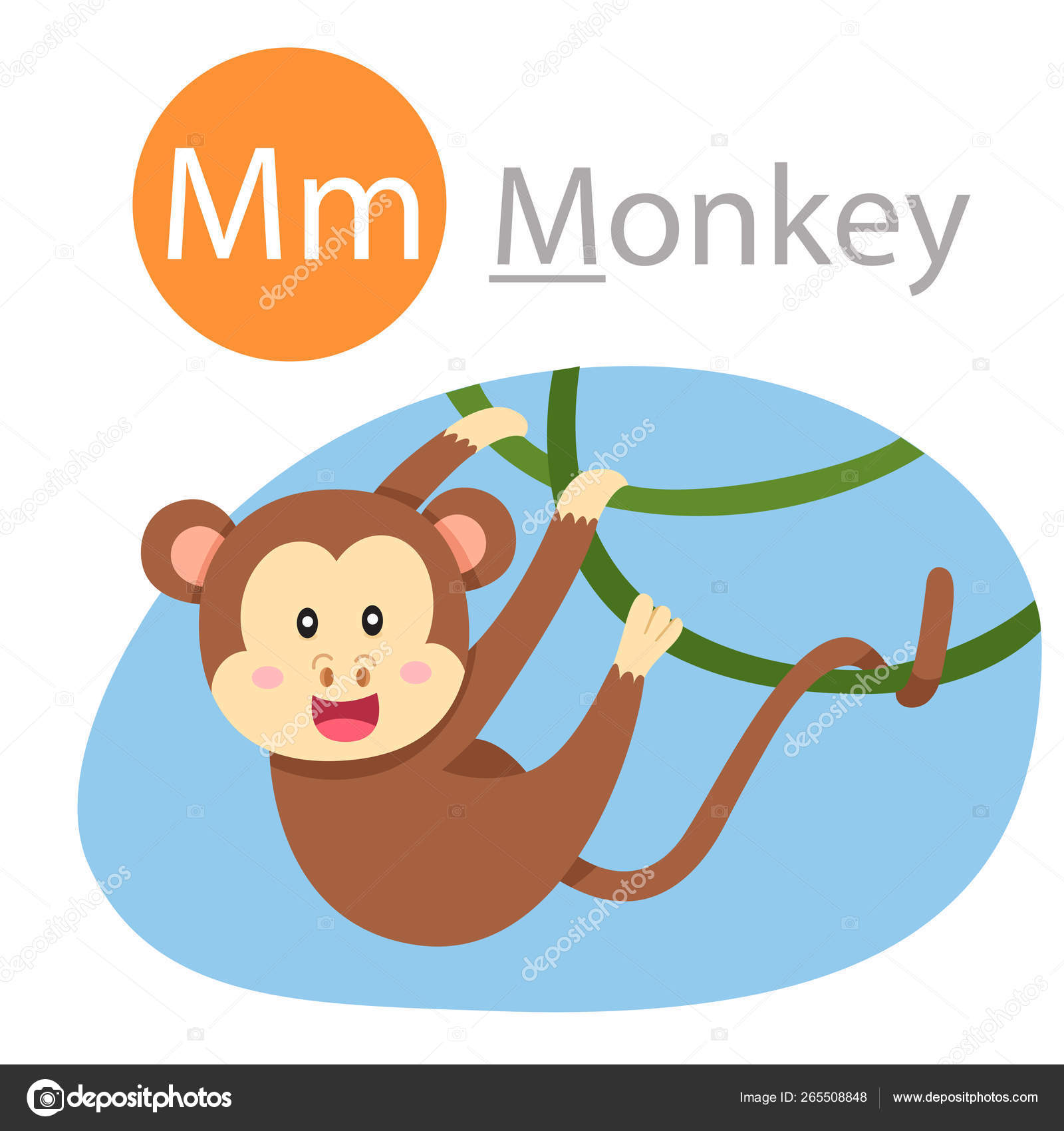 Illustrator Monkey Animal Vector Image By C Chingowinn Vector Stock
