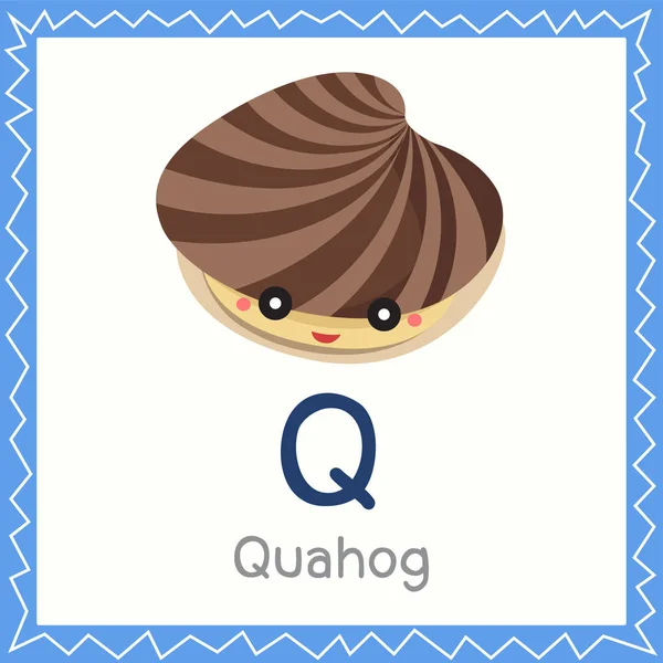 Ilustrador Para Quahog Animal — Vector de stock