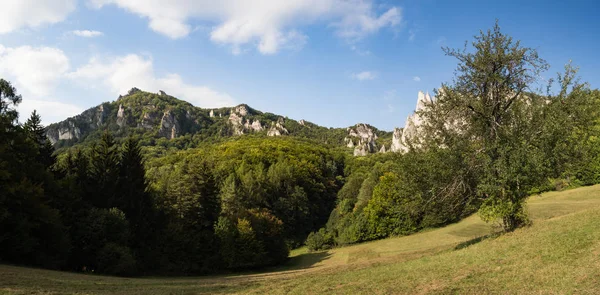 Суловы скалы, заповедник в Словакии, панорама — стоковое фото