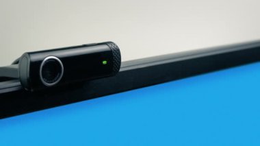 Webcam çekim hareket bilgisayar ekranında