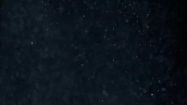 Particules tourbillonnant autour de Bokeh proche et lointain 