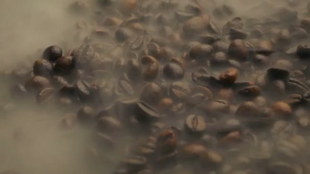 Torrefazione Caffè Barista Con Vapore Che Soffia — Video Stock