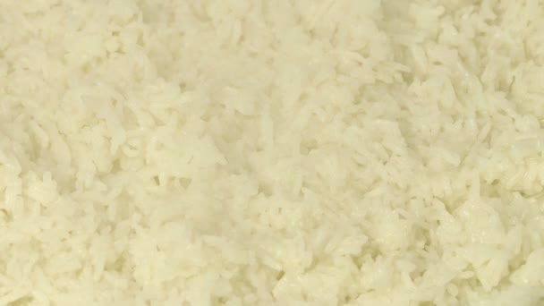 Κολλώδες Ρύζι Μαγειρεμένο Ατμών — Αρχείο Βίντεο