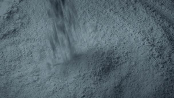 Cement Powder Pours Pile — Stock Video