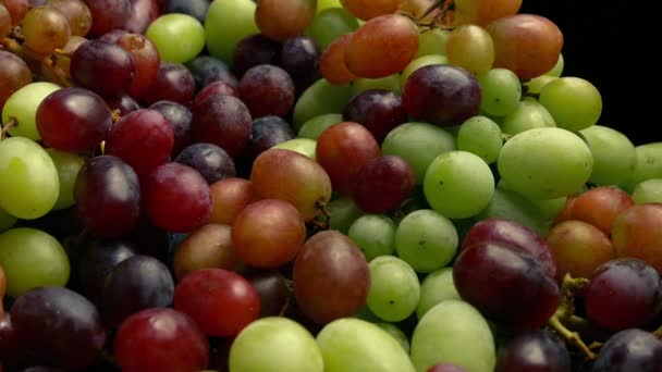 Пересування Над Купою Винограду — стокове відео