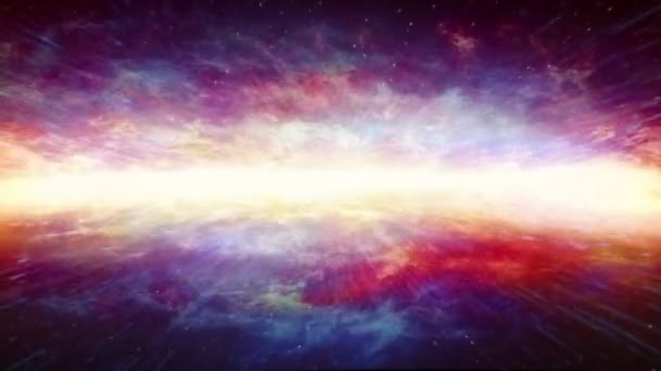 Масивна Енергетична Стрічка Космосі — стокове відео