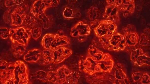 Boucle chaude rouge en métal fondu 