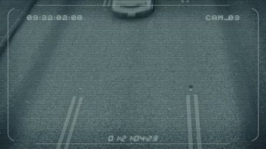CCTV besleme aşağı trafik Looking