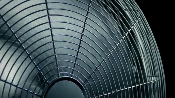 Крупный План Работы Большого Вентилятора — стоковое видео
