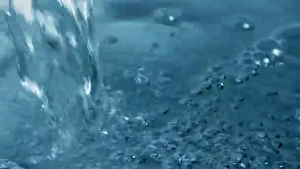 Wasser Läuft Nahaufnahme — Stockvideo