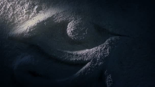 埃及眼雕在尘土飞扬的墓 — 图库视频影像