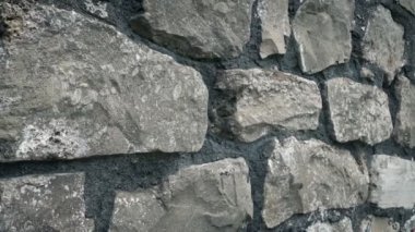 Eski Rock Duvar Hareketli Shot