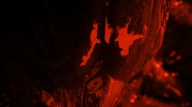 Kırmızı Işıkta Yabancı Yaşam Formu Damlama Balçık