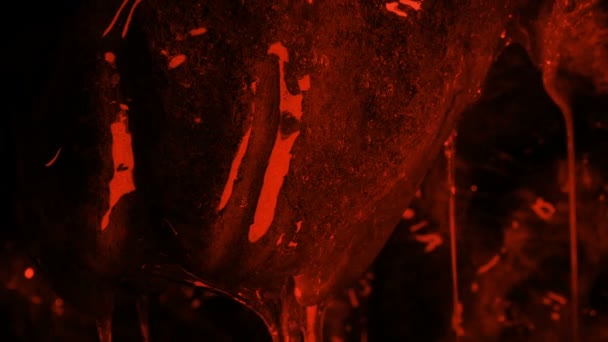 覆盖在黏土中的火星生物 — 图库视频影像