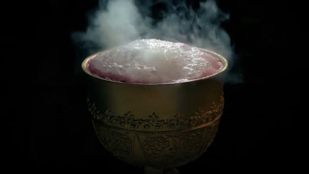 Fantasy Bubbling Boisson Dans Tasse — Video