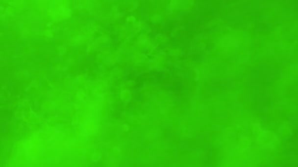 Bubbling Zielony Płyn Wysyłając Plumki Dymu — Wideo stockowe