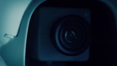 Surveillance CCTV Camera Lens Recording Loop