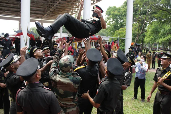 Dehradun Uttarakhand Indien August 2020 Kadetten Der Indischen Armee Feiern — Stockfoto