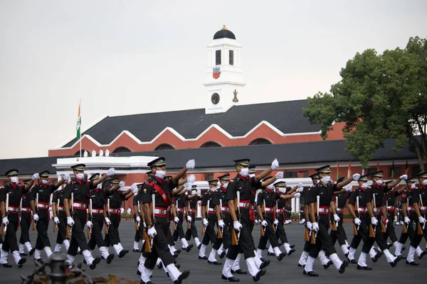 Dehradun Uttarakhand Indie Sierpnia 2020 Ima Passing Out Parade Odbywa — Zdjęcie stockowe