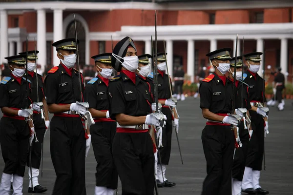 Dehradun Uttarakhand Indie Sierpnia 2020 Ima Passing Out Parade Odbywa — Zdjęcie stockowe