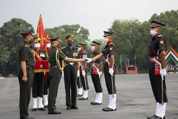 Dehradun Uttarakhand India Augustus 2020 Ima Piping Ceremonie Onder Covid — Stockfoto