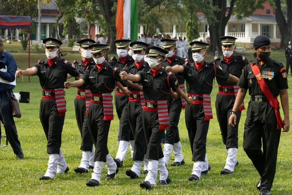 Dehradun Uttarakhand India Augustus 2020 Ima Piping Ceremonie Onder Covid — Stockfoto