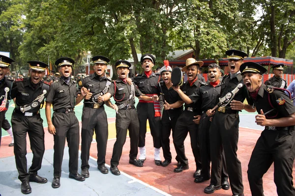 Dehradun Uttarakhand Indien August 2020 Kadetten Der Ima Indische Militärakademie — Stockfoto